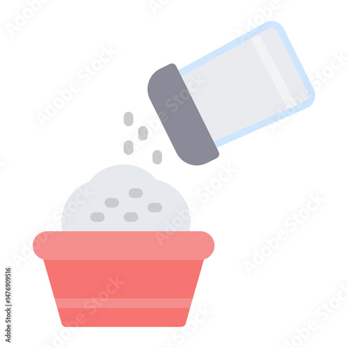 Salt icon vector image. Can be used for Raw Metrial.