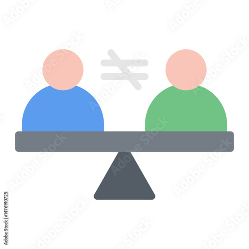 Racism icon vector image. Can be used for Bullying in Society.