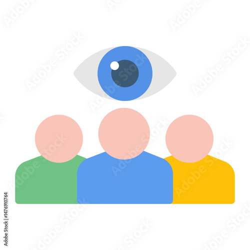 Stereotyping icon vector image. Can be used for Bullying in Society.