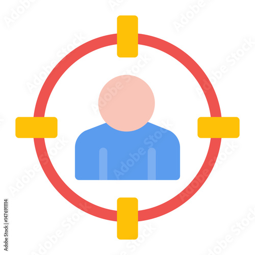 Victim icon vector image. Can be used for Bullying in Society.
