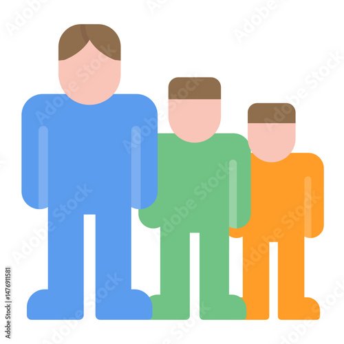 Generations icon vector image. Can be used for Inheritance.
