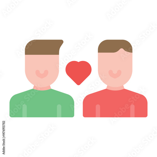 Friends icon vector image. Can be used for Social Relationship.