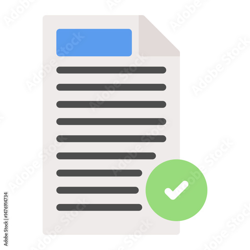 Compliance Report icon vector image. Can be used for Compilance and Regulation.