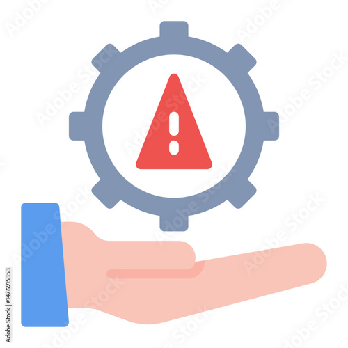 Risk icon vector image. Can be used for Compilance and Regulation.