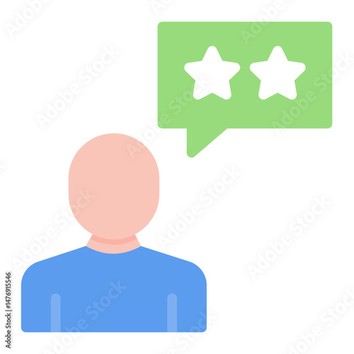 Customer Feedback icon vector image. Can be used for Market Research.