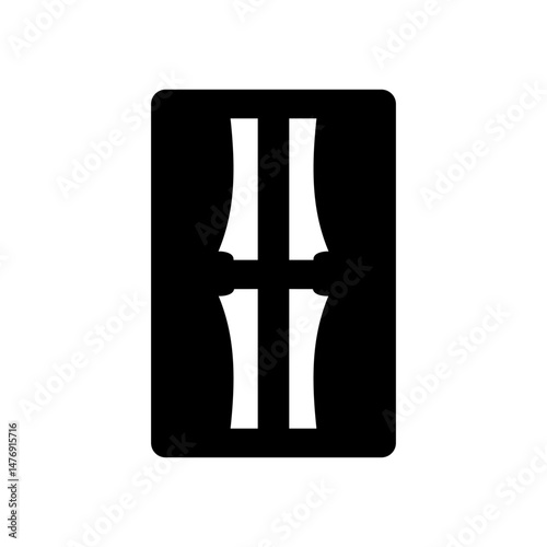 window icon with curtains, flat style pictogram icon for ui or ux mobile app, vector illustration logo symbol design, isolated on white