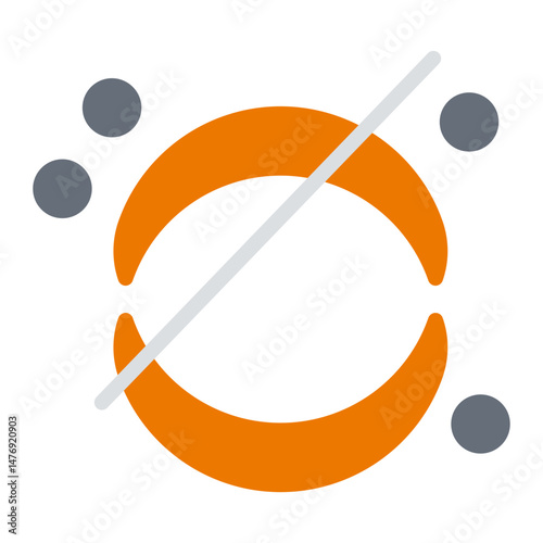 Jupyter icon vector image. Can be used for Data Science.