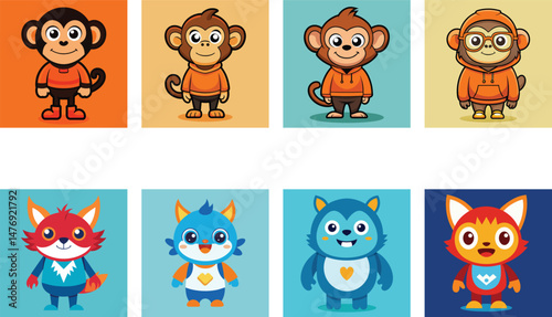 Charming Animal and Mythical Character Collection