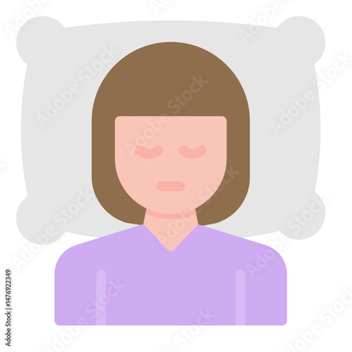 Insomnia icon vector image. Can be used for Burnout.