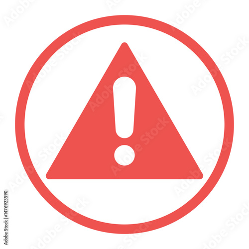 Error icon vector image. Can be used for 3d Printing.