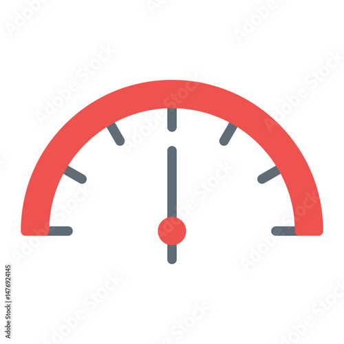 Speed icon vector image. Can be used for 3d Printing.