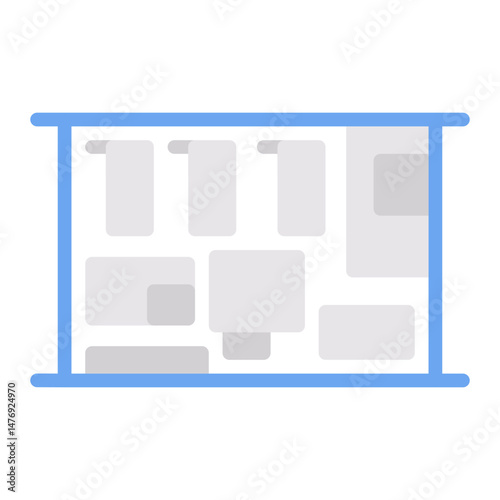 Recovery Room icon vector image. Can be used for Plastic and Cosmetic Surgery.