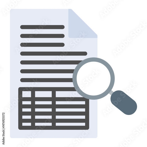 Audit Trail icon vector image. Can be used for Business Audit.