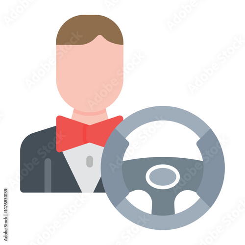 Driver Behavior icon vector image. Can be used for Driving School.