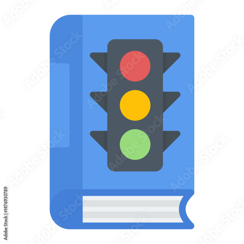 Traffic Rules icon vector image. Can be used for Driving School.