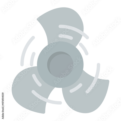 Ship Propeller icon vector image. Can be used for Cruiser.