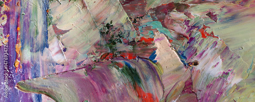 Abstract art background . Hand painting artwork on canvas .
