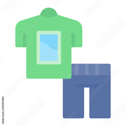 Children Clothes icon vector image. Can be used for Raising Children.