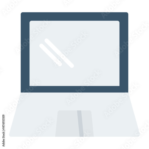 Laptop icon vector image. Can be used for Raising Children.