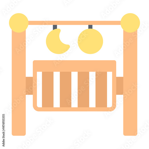 Playpen icon vector image. Can be used for Raising Children.