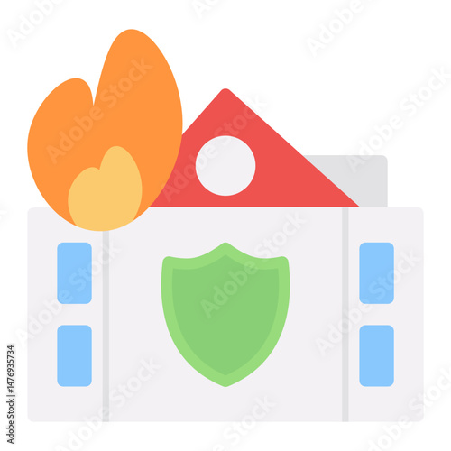 Emergency Shelter icon vector image. Can be used for Rescue And Response.
