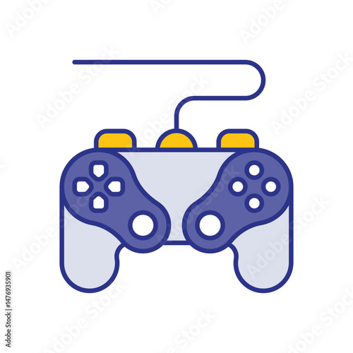Gaming Console Icon vector stock illustration