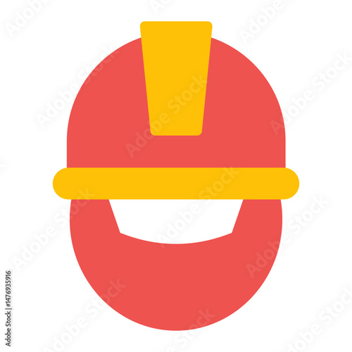 Firefighter Helmet icon vector image. Can be used for Rescue And Response.