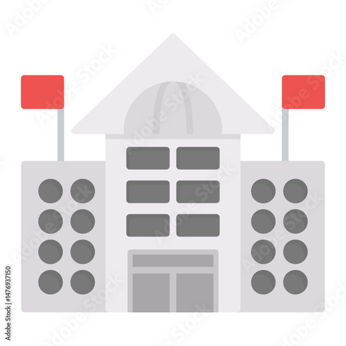 Congress Line Color Icon