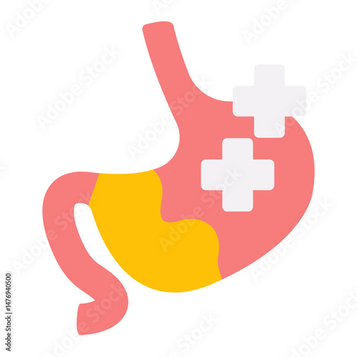 Gastroenterology icon vector image. Can be used for Psychiatric Hospitals.