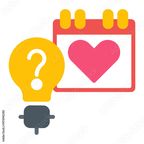 Date Ideas icon vector image. Can be used for Dating App.