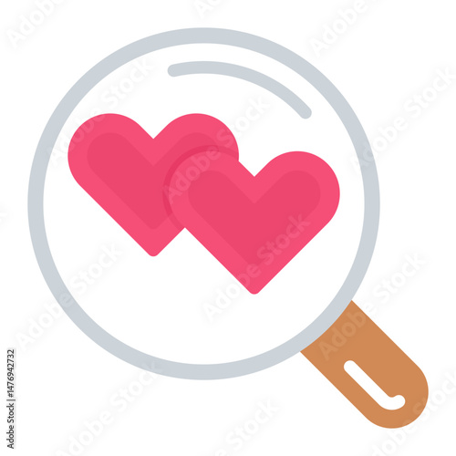 Match Maker icon vector image. Can be used for Dating App.