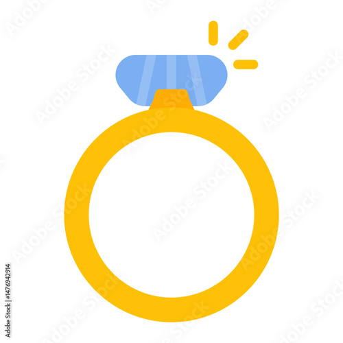 Proposal Ring icon vector image. Can be used for Dating App.