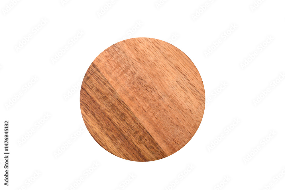 Empty wooden cutting board on a monochrome brown background Empty wooden cutting board on a monochrome brown background