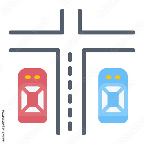 Street Parking icon vector image. Can be used for Parking.