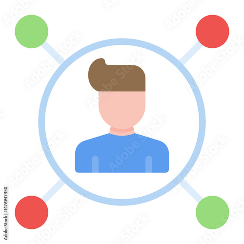 Networking Event icon vector image. Can be used for Social Club.