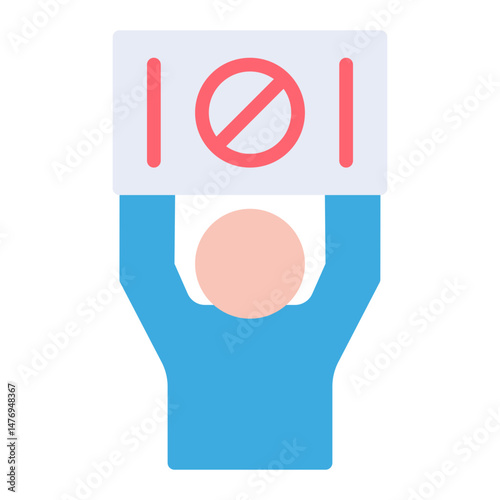 Resistance icon vector image. Can be used for Protest.