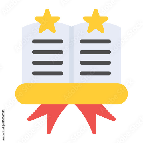 Book Fair Line Color Icon