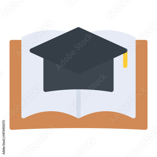 Education Line Color Icon