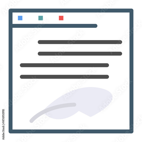 Prose Line Color Icon