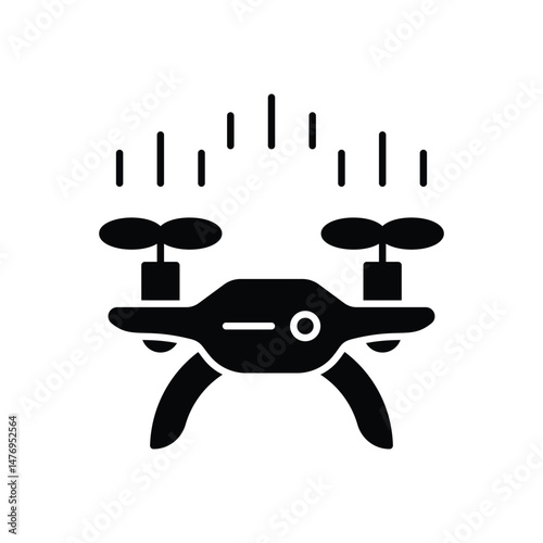 Drone Icon vector stock illustration