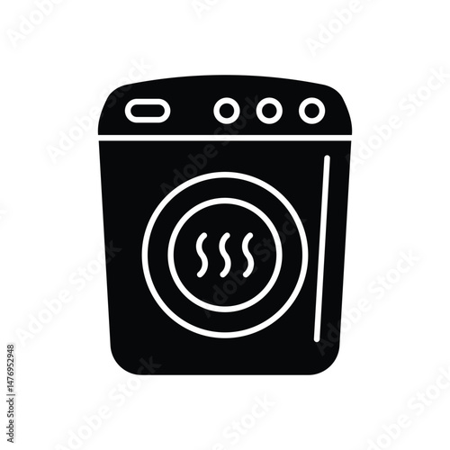 Dryer Machine Icon vector stock illustration
