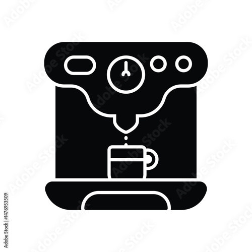 Coffee Maker Icon vector stock illustration