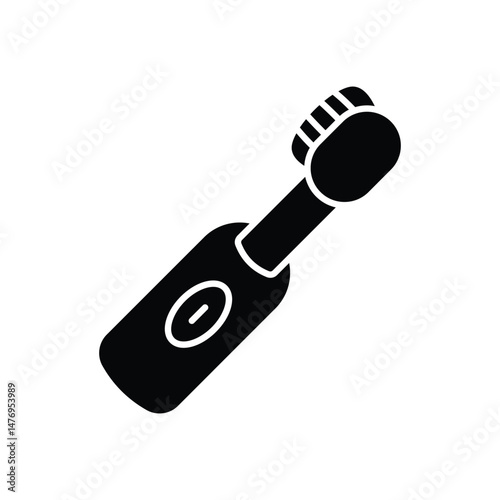 Electric Toothbrush Icon vector stock illustration