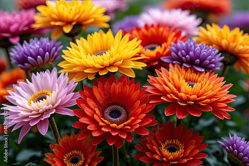 Flower Explosion: A Palette of Color