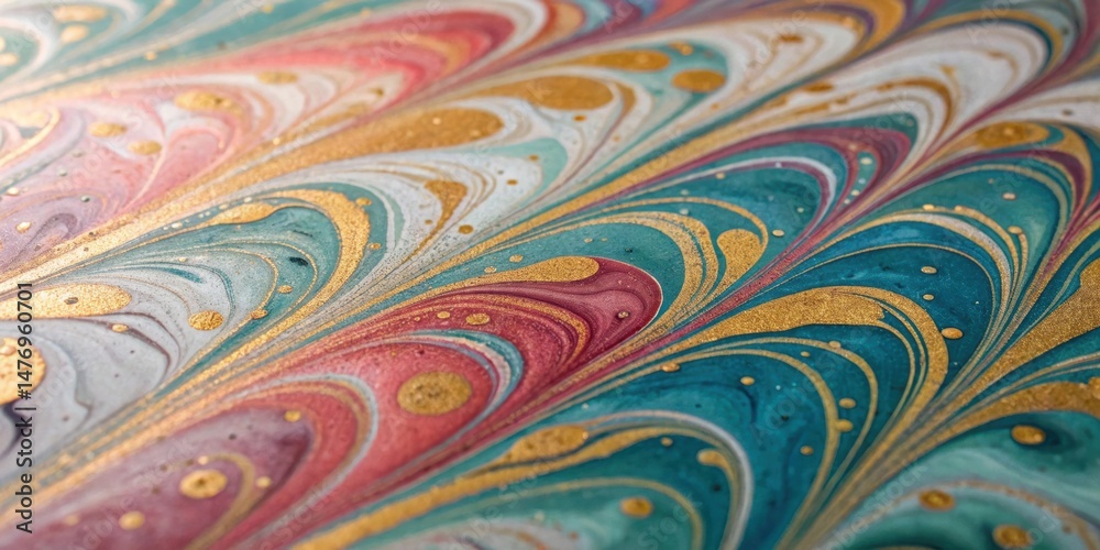 Abstract Marbling Pattern Abstract Marbling Pattern