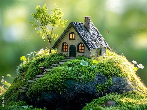 small house in the forest, mini cute house 