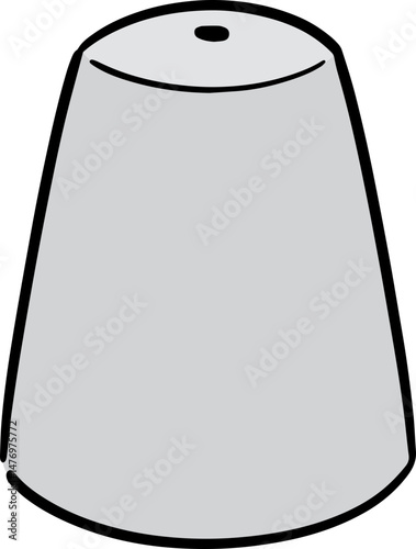 Illustration of salt bottle
