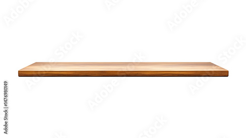 Sleek Wall Shelf on White Background for Home Decor Inspiration