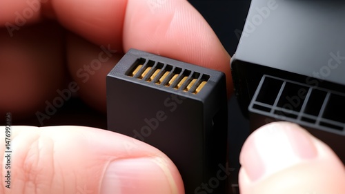 Drone battery being charged or replaced