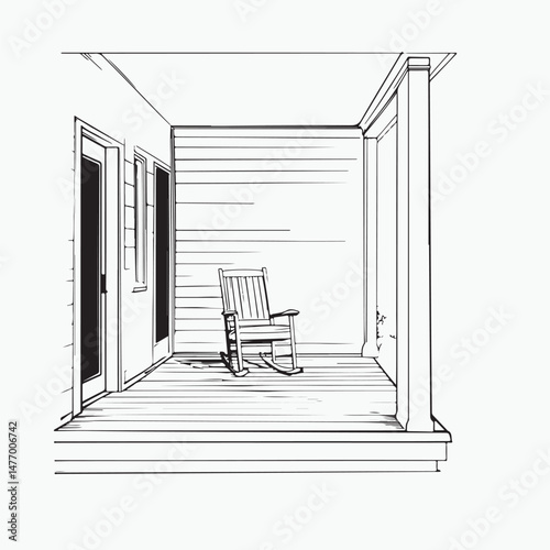 white chair in front of wall